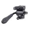 Aluminum Alloy Fluid Dampening Ball Head with Adjustable Tension Control Portable Tripod Mount Fit for Action Cameras Single Tripod Accessory view 1