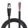 MECCANIXITY M12 8 Pin Straight Male Aviation Connector Cable, 3.3ft Waterproof IP67 Aviation Sensor Electrical Cable view 1