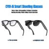 AI Smart Glasses with Camera , 4K Photos & 1080P Video,Real-Time Translation, Bluetooth 5.3 Audio for Photos & Videos, Assistant Conversation, Suitable for Vlogging,Cycling, Hiking Travel, Business view 2
