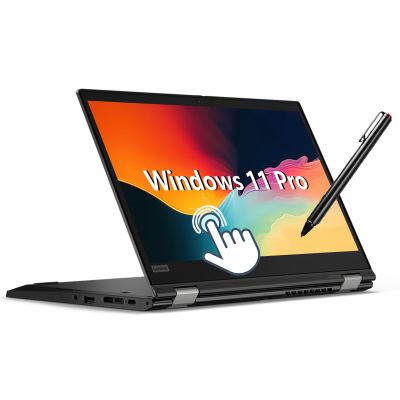 Lenovo ThinkPad L13 Yoga Gen 2 13.3" Touchscreen FHD 2-in-1 Business Laptop, Stylus Pen, Intel Core i5-1145G7 up to 4.4GHz, 16GB DDR4 RAM, 512GB SSD, Backlit Keyboard, WiFi, Windows 11 Pro (Renewed)