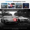 4K Dash Cam Front and Rear, 3 Channel Dash Camera with IMX335 Night Vision, WiFi GPS, Voice Control, 2K+1080P+1080P Dash Camera for Cars (64GB Card Included) Black view 4