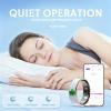 Koepovk Smart Ring for Women & Men,Fitness Ring,Couple Rings,Health Ring Tracker with Heart Rate Monitor,Sleep Ring,Cute Ring,Step Ring, for iOS Android Pink/Blue Inteligente (Blue, #10) view 2