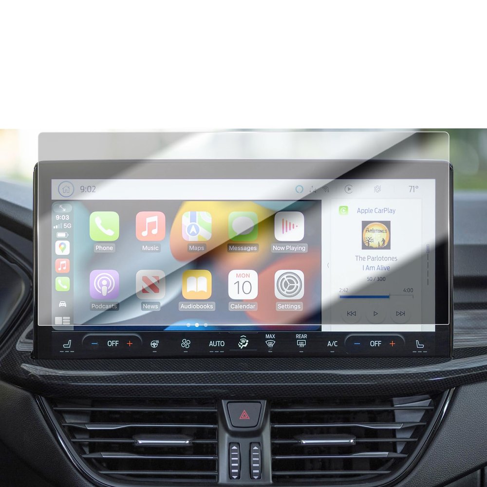 APKPKPKU For 2023-2026 Ford Escape Screen Protector 13.2 Inch Escape ST-Line/ST-Line Select/Platinum/ST-Line Elite Sync4 13.2-Inch Touchscreen Accessories Tempered Glass HD protective film