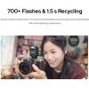 GODOX IT22S TTL Mini Camera Flash for Sony, 1.5s Recycling 700 Flashes,USB-C Charge, Hot Shoe Triggering, with Magnetic Diffuser Filters, Compatible with A7III A7IV A7II A6500 A6300 A6700 Camera view 2