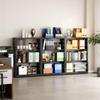 Kubohogar Book Shelf, 3 Tier Metal Bookshelf with Adjustable Shelves, Open Shelf Bookcase for Home Office & Living Room, CD Storage Racks, Black 23" Wide view 2