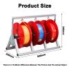 3-5 Reel Electrical Wire Spool Holder,Folding Wire Spool Rack,Floor Cable Dispenser,for Electrical Industrial and Retail Use(3 reel) view 2