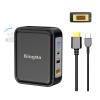 260W GaN Laptop Charger (20V/13A), Portable Foldable Charger for Gaming Laptops, PD 3.0 Fast Charger with 11-45mm Cable, Compatible with 230W Legion 7i Gen 9/Legion 5/Pro 5i/7i/Legion Slim 7 view 1