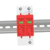 2P DC SPD Surge Protective Device 500V 800V 1000V 20KA 40KA Voltage Protector Solar PV Photovoltaic Lightning Arrester(DC 1000V) view 2