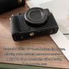 Andoer Camera Case PU Leather Anti Scratch Camera Carry Case with Shoulder Strap Compatible with ZV1Camera (Black) view 4