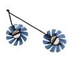 2Pcs/Set FDC10U12S9-C CF9010H12S XFX RX480 RX570 GPU VGA Cooler Fan for HIS RX 570 RX470 Video Graphics Card(Blue FDC10U12S9C) view 1
