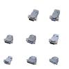2/5sets DB-9 RS232 Serial Port Connector DB Connector 9/15/25/37 Pin Copper RS232 Adapter With Plastic Case Metal shell(DB37 Male,2sets) view 2