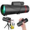 Monocular Telescope, with Smartphone Stand Tripod 1250 High Magnification Monoculars Adult HD Waterproof Monoculars are Suitable for Sightseeing Bird Watching Camping view 1