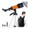 350X Zoom Outdoor Monocular Space Astronomical Telescope with Portable Tripod Outdoor Monocular Zoom, 76Mm Astronomical Refracting Telescope view 1