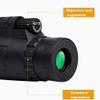 4K 10 300X40MM Zoom Monocular Telescope, Telescope Waterproof with Smartphone Adapter Tripod and for Bird Watching/Hunting/Camping - view 2