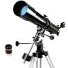 350X Zoom Outdoor Monocular Space Astronomical Telescope with Portable Tripod Outdoor Monocular Zoom, 76Mm Astronomical Refracting Telescope view 1
