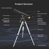 350X Zoom Outdoor Monocular Space Astronomical Telescope with Portable Tripod Outdoor Monocular Zoom, 76Mm Astronomical Refracting Telescope view 3
