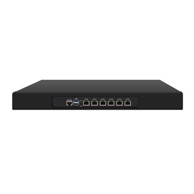1U Firewall Appliance, OPNsense, VPN, Router PC, Intel Celeron N5105, RJ08, AES-NI, 6 x 2.5GbE I226-V, Console, VGA, 2 x USB3.0, 8G RAM, 256G SSD