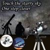 76Mm Astronomical Refracting Telescope,350X Zoom Outdoor Monocular Space Astronomical Telescope with Portable Tripod Outdoor Monocular Zoom view 3