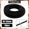 50 Pcs Recorder Rubber Belts Cassette Recorder Repair Maintenance Tape 40-135 mm Square Mix Cassette Recorders Belts for DVD CD LD VCR Repeater Drives, 4 mm Width view 2