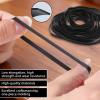 50 Pcs Recorder Rubber Belts Cassette Recorder Repair Maintenance Tape 40-135 mm Square Mix Cassette Recorders Belts for DVD CD LD VCR Repeater Drives, 4 mm Width view 3