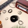 50 Pcs Recorder Rubber Belts Cassette Recorder Repair Maintenance Tape 40-135 mm Square Mix Cassette Recorders Belts for DVD CD LD VCR Repeater Drives, 4 mm Width view 4