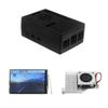 3.5 Inch LCD Display Module with Touch Pen and Black ABS Case, 480x320 Resolution 60FPS Screen Kit with Active Cooler and Aluminum Heatsink Compatible with Raspberry-Pi 5/4/3 view 2