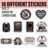 HOSALA (10Pcs-3in) Omegaverse Sticker Pack, Funny Alpha Beta Omega BL Manhwa Yaoi Sticker, Omegaverse Girly Fandom Reading Lover Gift, Decoration For Laptop Tablet Planner Water Bottle Helmet Vehicles view 2