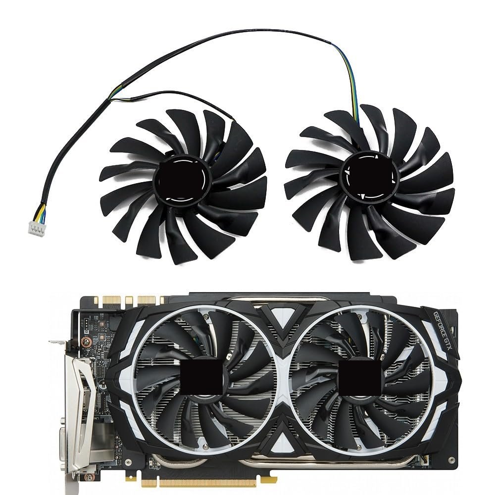 95MM PLD10010S12HH Cooler Fan for MSI for Radeon R9 380 Armor 2X GTX 1060/1070/1080 TI RX 470/570 RX580 Gaming Card