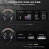 Rumoon Wired Over Ear Headphones, Studio Monitor & Mixing DJ Headphones with 50mm Neodymium Drivers and 1/4 to 3.5mm Jack for Guitar AMP Podcast Piano Keyboard (Gray) view 4