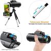 40 x 60 High Power BAK4 Prism & FMC HD Monocular IPX5 Waterproof Low Light with Smartphone Holder & Tripod, for Smartphone Bird Watching, Camping, Wildlife Landscape,Monocular T view 3