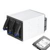 5 Bay 3 x 5.25 Drive Bays Hard Disk Enclosure, HDD Hot Swap Cage Mobile Rack for 5 x SATA 3.5 HDD, 5 x SATA 2.5 HDD, SAS HDD view 1