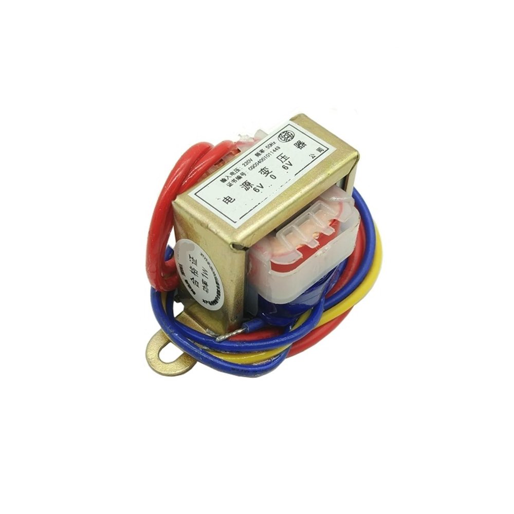 EI28 Power Transformer 1W DB-1VA 220V to 6V/9V/12V/15V/18V/24V/single/double Input Voltage 220V 1Pcs(Single Voltage 2wire,AC18V)