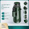 Mini Telescopes, High Definition Single Tube Telescope, Compact and Portable, Dual-Purpose Day and Night,Pocket Telescope(HD Black) view 2