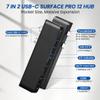 Surface Pro 12 Docking Station Hub, Surface Pro 12 Accessories with 4K HDMI, USB-C Thunerbolt 4 (4K60Hz Video+Data+100W PD), 3.5mm Audio, SD/TF, 2*USB 3.0 Hub for Microsoft Surface Pro 12 inch 2025 view 2