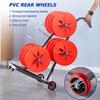 4/6 Plates Style Wire Spool Rack with WheelPortable Wire Spool Rack Cable Reel Holder - Heavy Duty Transportable Dispenser for Electrical Wire, Industrial and Retail Use(4 plates) view 2