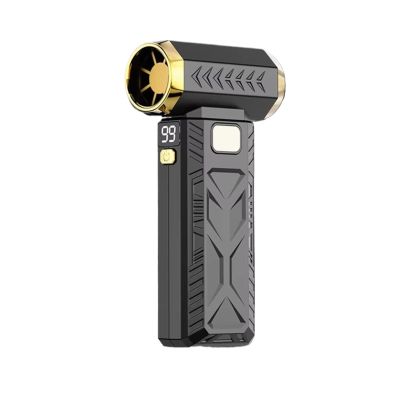 Compressed Air Duster, Jet Fan Vacuum Cleaner, Powerful Blower, 6-Speed Adjustable Air Volume/Suction, Brushless Dust Collector,Handheld Blower(Black)