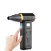 Compressed Air Duster, Jet Fan Vacuum Cleaner, Powerful Blower, 6-Speed Adjustable Air Volume/Suction, Brushless Dust Collector,Handheld Blower(Black) view 2