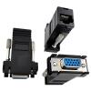 1pcs DB9/VGA15/DB25 Male/Female 9/15/25PIN Serial Port Connector to RJ45 FEMALE Adapter D-SUB RS232 Port To LAN Converter(H) view 2