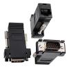 1pcs DB9/VGA15/DB25 Male/Female 9/15/25PIN Serial Port Connector to RJ45 FEMALE Adapter D-SUB RS232 Port To LAN Converter(H) view 3