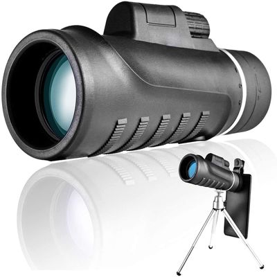 10-30X50 HD Monocular Telescope, Portable Waterproof Single Telescopes Monocular for Adults with Handle, Phone Adapter and Tripod for Bird Watching, Camping, Traveling, Outdoor(