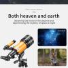 350X Zoom Outdoor Monocular Space Astronomical Telescope with Portable Tripod Outdoor Monocular Zoom, 76Mm Astronomical Refracting Telescope view 2