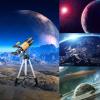 350X Zoom Outdoor Monocular Space Astronomical Telescope with Portable Tripod Outdoor Monocular Zoom, 76Mm Astronomical Refracting Telescope view 3