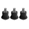 3Pcs Rubber Camera Monopod Tripod Foot Pad 1/4inch Antislip Release Foot Pad for Monopod Leg Accessories Leveling Feet view 1