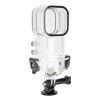 Bewinner X3 Water Proof Action Camera Dive Case, 45M/147FT Dive Housing for Action Camera with Tempered Glass Lens, 1/4 Inch Interface, Rainproof PC PMMA Shell view 1