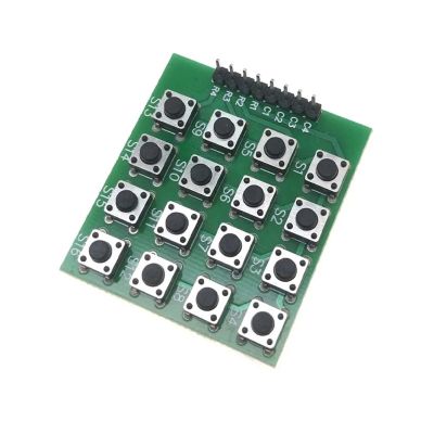 DirectNine Basics Compatible for 5pcs 8-Pin 4x4 Matrix Keypad Module - 16 Button Keyboard for DIY Starter Kit