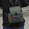 Binocular Harness Breathable Adjustable Hunting Chest Pack with Multi-Pocket Waterproof Hunting Pack for Men and Women, Army Green Bino Harness Binocular Chest view 3