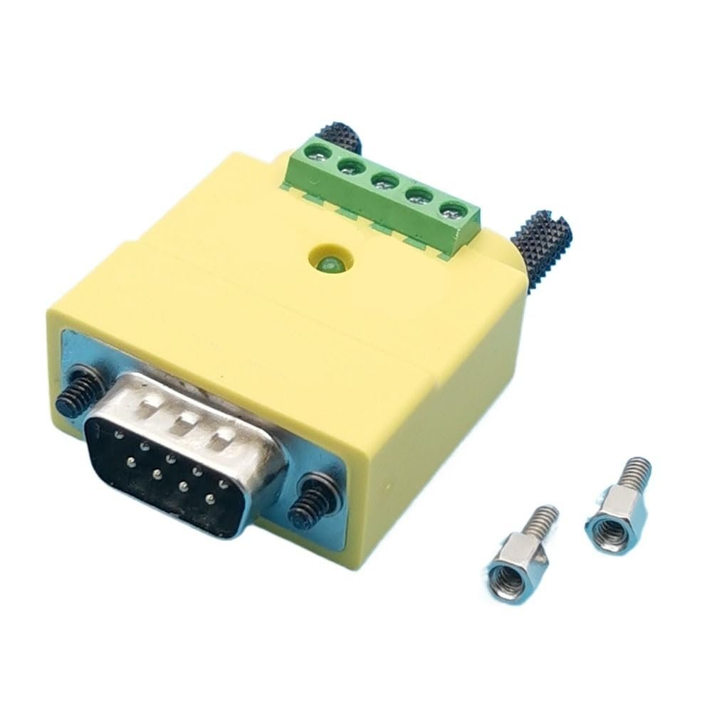 1pc RS232 to RS485 RS422 Converter Serial Plug RS485 Serial Communication DB9 Male Female Interface Serial Converter Connector(A-Male)