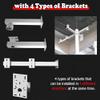 Adjustable 16.4ft Camera Pole Mount with 4 Flexible Arms - Universal Outdoor Security Bracket for Versatile Surveillance in Backyards, Parking Lots & Events view 3