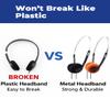 Joyqua 10 Pack Classroom Headphones for School Students, Bulk Headphones with 3.5mm Jack, Comfortable Soft Earpads, Adjustable Headband, 4 Ft Tangle-Free Cord for Computers, Tablets & Laptops view 2