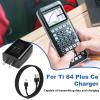 TI 84 Plus CE Charger with Cable: TI-84 Nspire Charging Cable - TI84 Graphing Calculator Charge Cord for Texas Instruments C Silver Edition Ti-nspire CX CAS II C TI-83 TI-85 TI-89 Charger (5ft) view 2